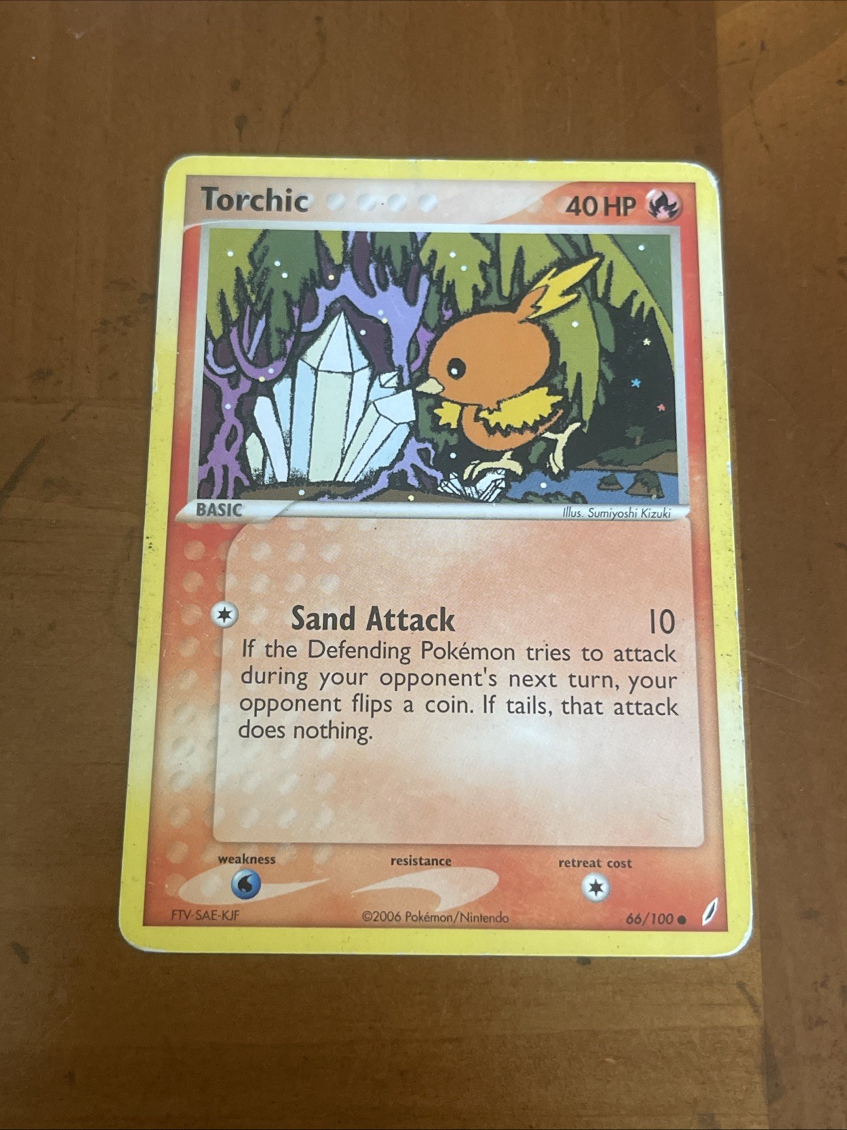 Torchic 66/100 Common Crystal Guardians Pokemon MP