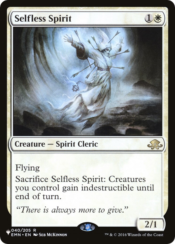 Selfless Spirit [LIST – 040/205]