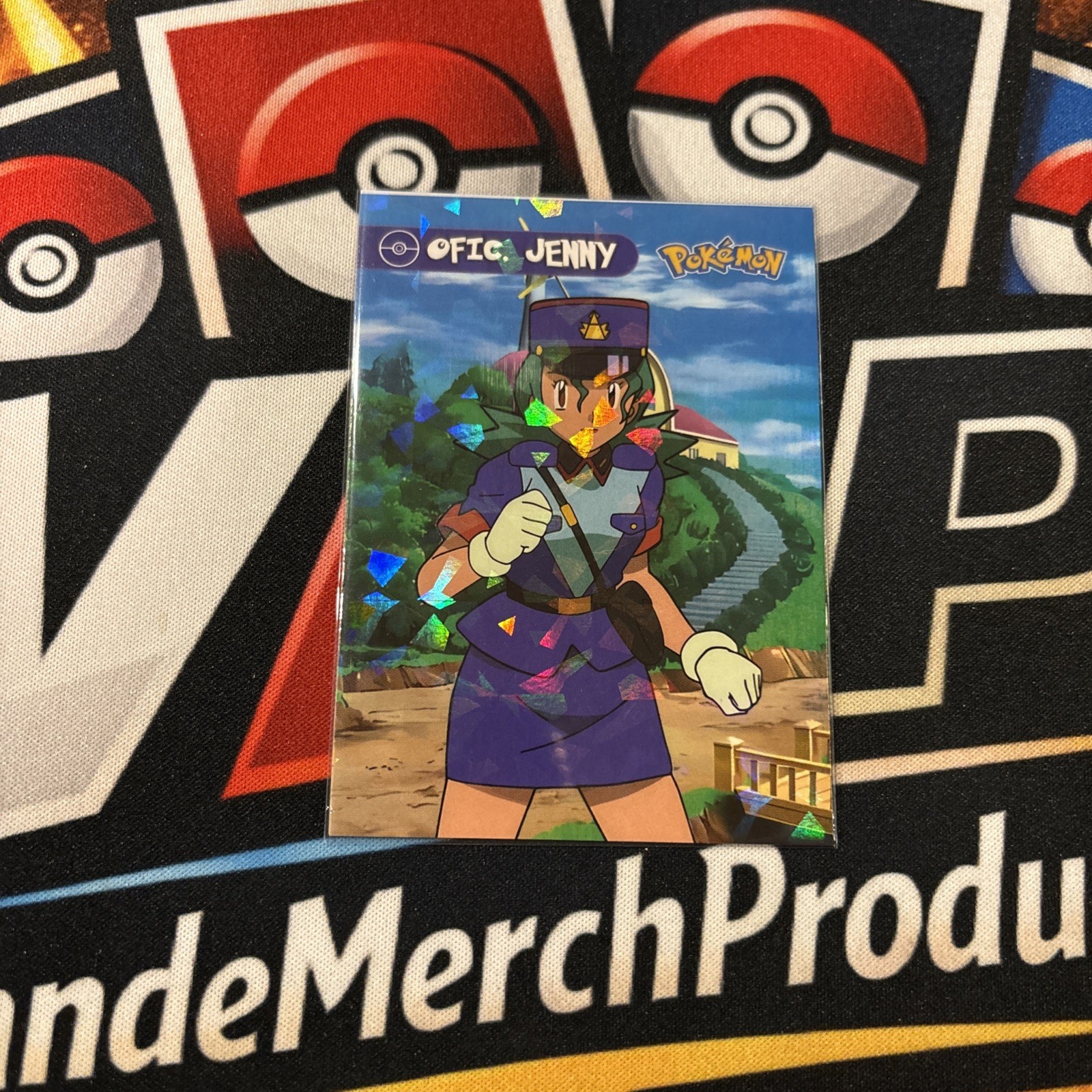 Rare Full Art Pokemon Ultra Officer Jenny Card Peru Exclusive