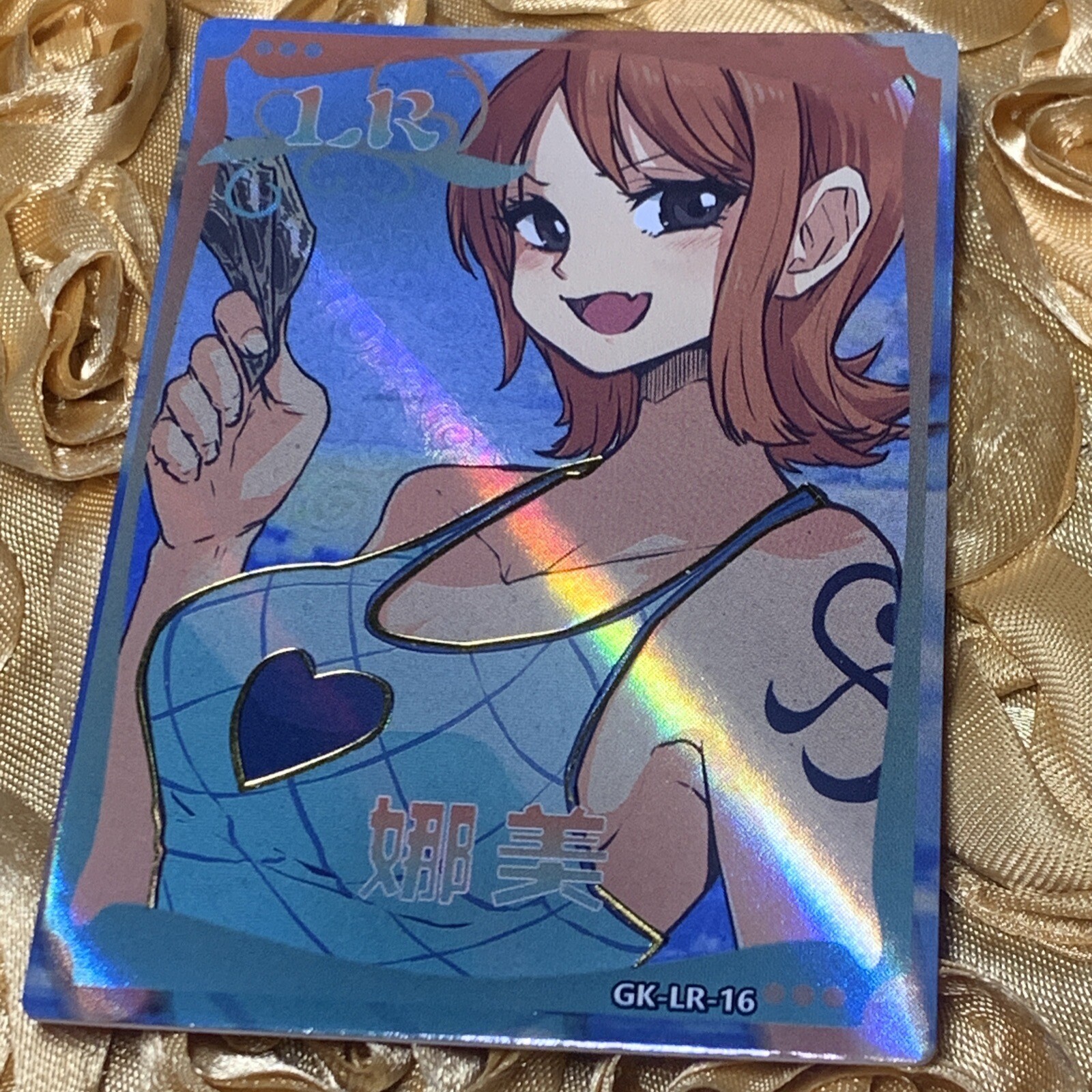 NAMI ONE PIECE Goddess Story Sexy Anime Waifu Girl Foil Card Doujin
