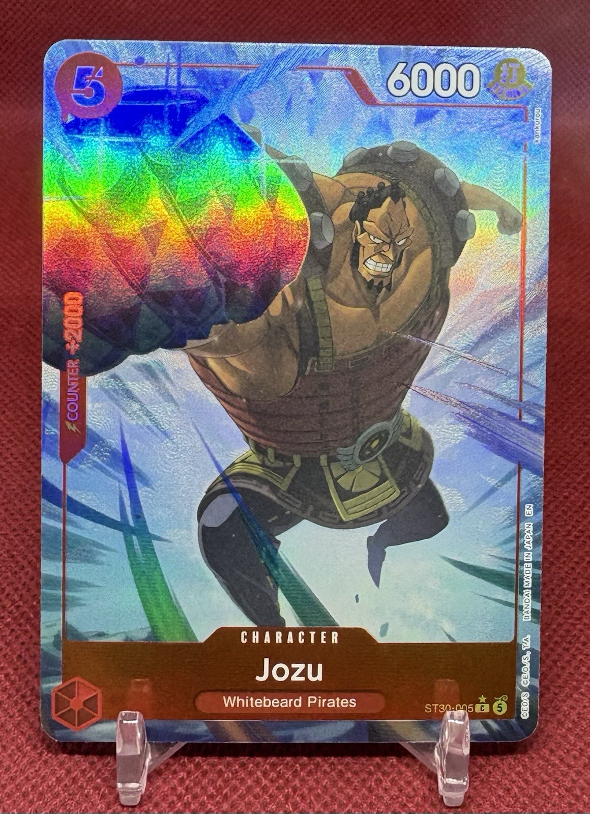Jozu C Starter Deck EX: Luffy & Ace ST30-005 NM Alt Art