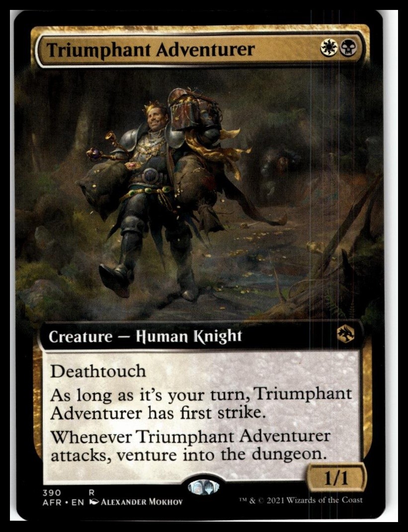 Adventures in the Forgotten Realms #390 Triumphant Adventurer (Extended Art)
