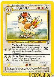 Pokemon BASE SET 2 Card 28/130 Pidgeotto
