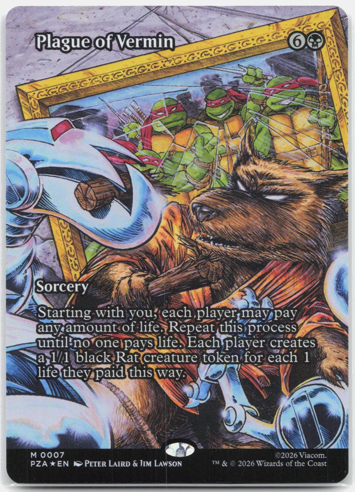 Plague of Vermin (Borderless) M Teenage Mutant Ninja Turtles Source Material PZA