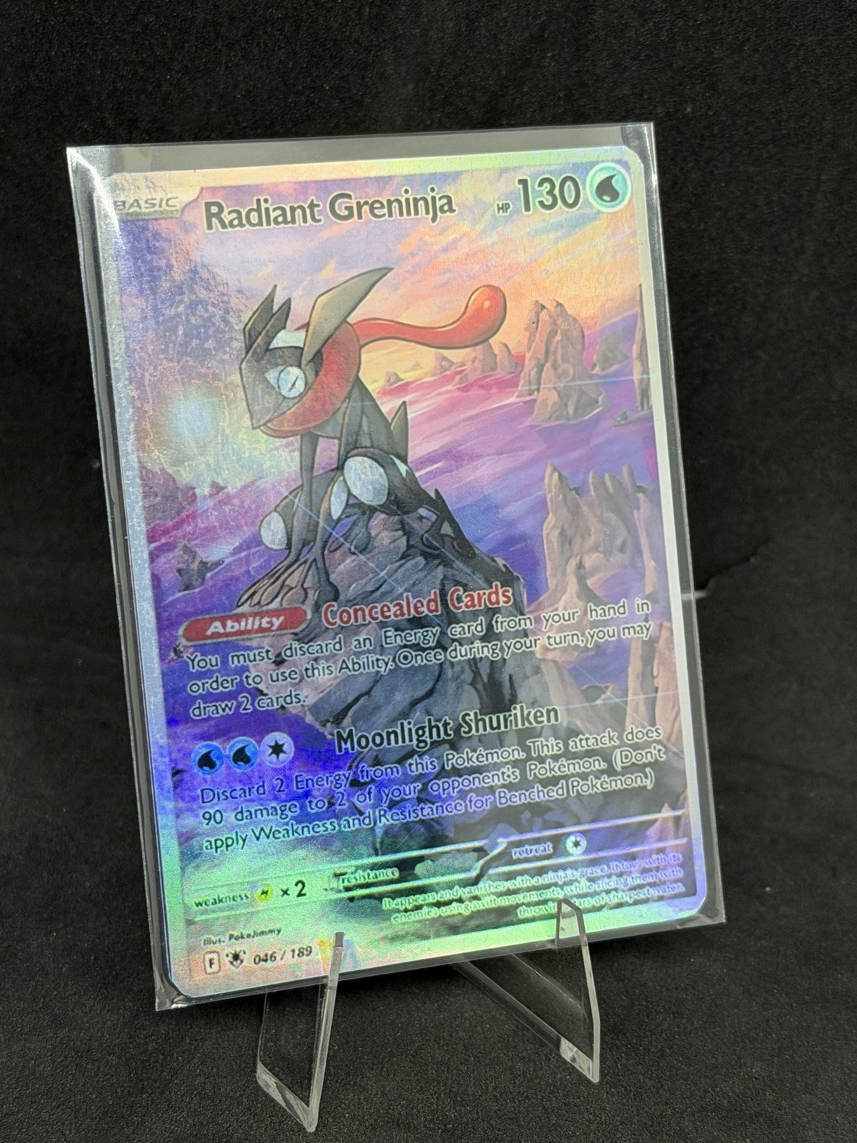 Pokémon TCG Radiant Greninja Custom Illustration Rare