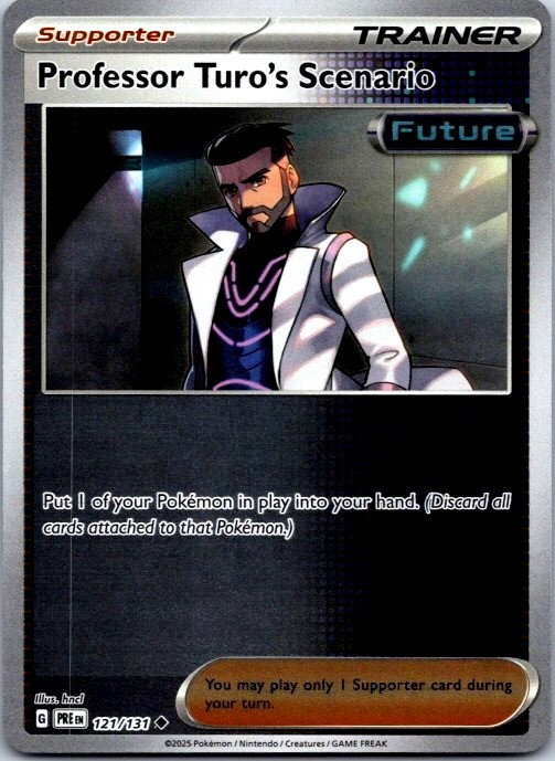 Professor Turo’s Scenario Temporal Forces #121 Reverse Holo hncl NM Pokemon Card