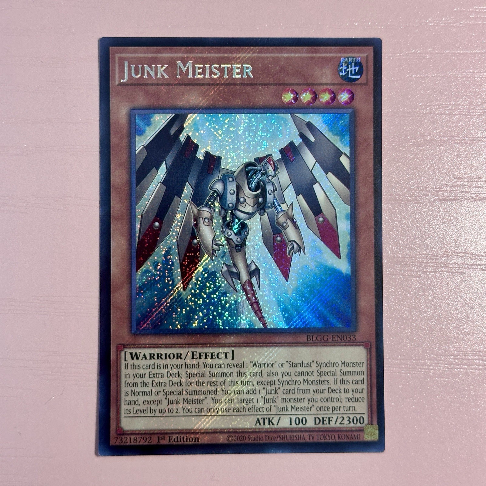 YuGiOh! Junk Meister (Secret Rare) BLGG-EN033 1st Edition NM Glorious Gallery