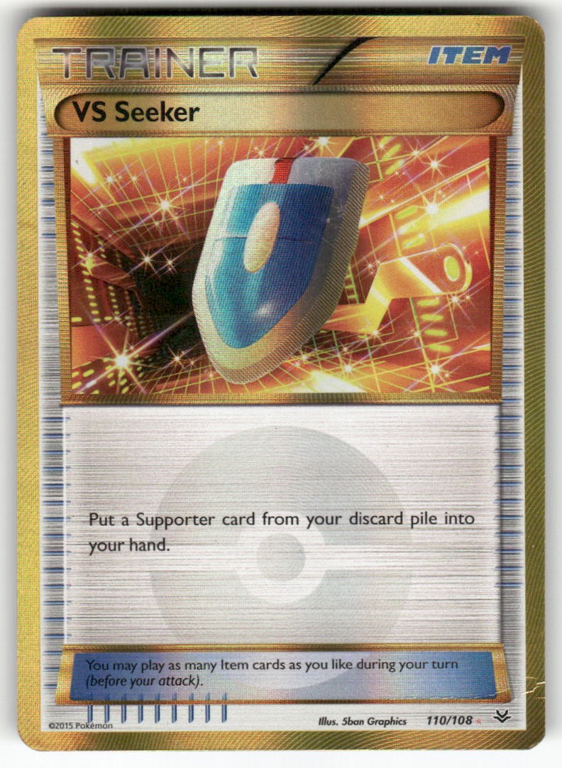 VS Seeker 110/108 Secret Rare Roaring Skies Pokemon Holo Moderately Played