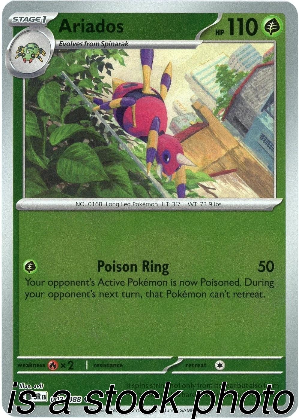 Ariados 002/088 Perfect Order Reverse Holofoil Pokemon (LP-NM)