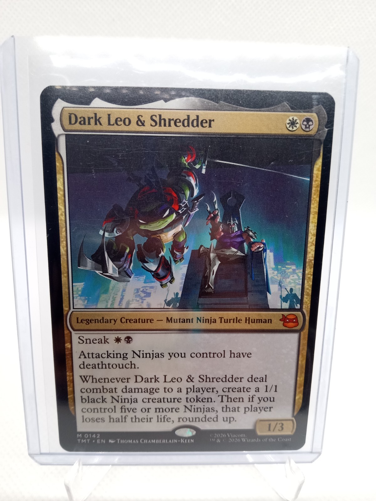 M 0142 Dark Leo & Shredder Teenage Mutant Ninja Turtles Regular