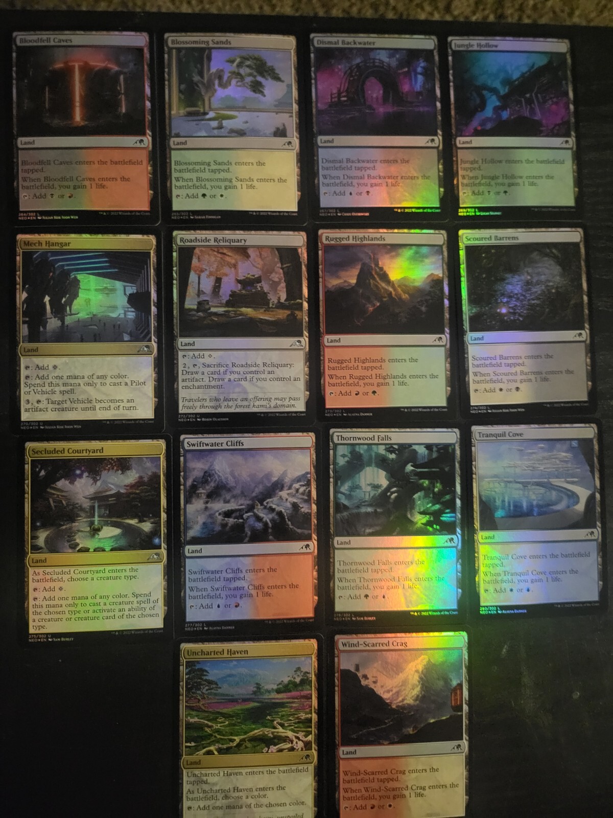 FOIL Common Uncommon Kamigawa Neon Dynasty Tamiyo Safekeeping Secluded Courtyard