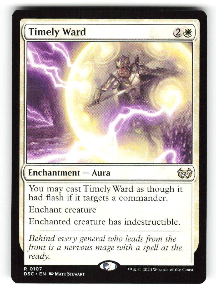 Timely Ward #107 (NM) (DSC) (Non-Foil) MTG Magic
