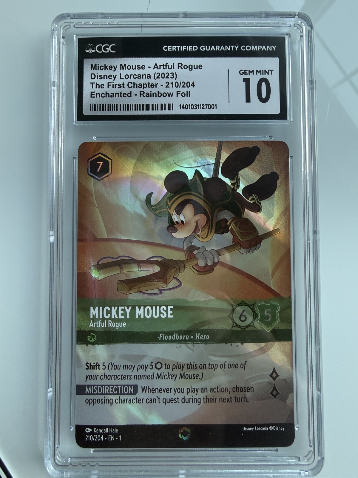 Mickey Mouse – Artful Rogue (Enchanted) 210/204 CGC Gem Mint 10