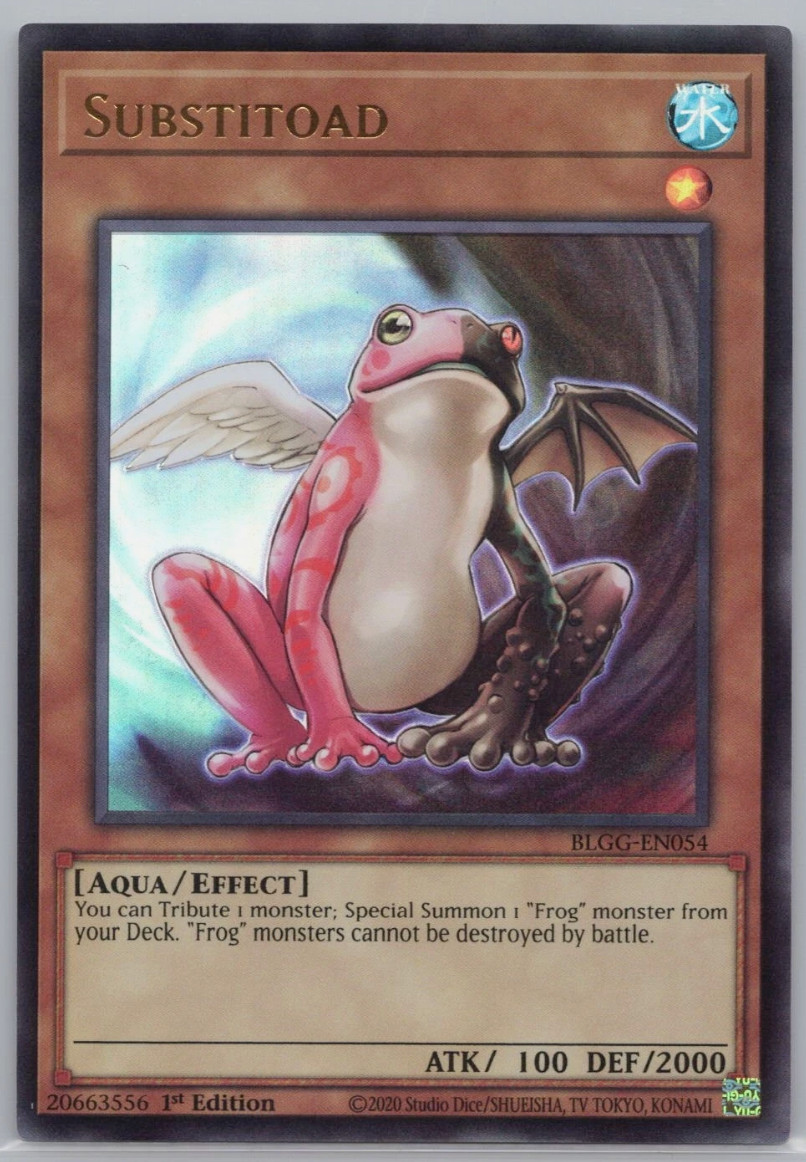 Substitoad BLGG-EN054 – Ultra Rare – Glorious Gallery – NM/M