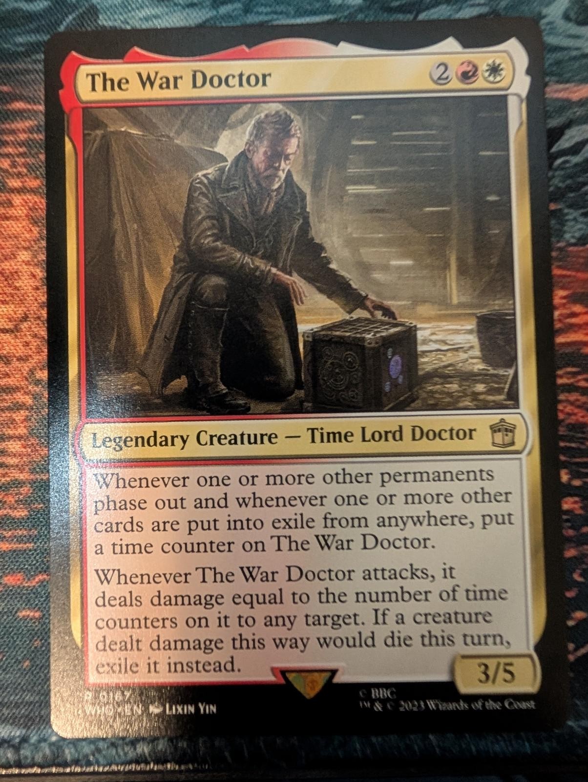 The War Doctor 167 Rare Universes Beyond: Doctor Who Magic: The Gathering LP