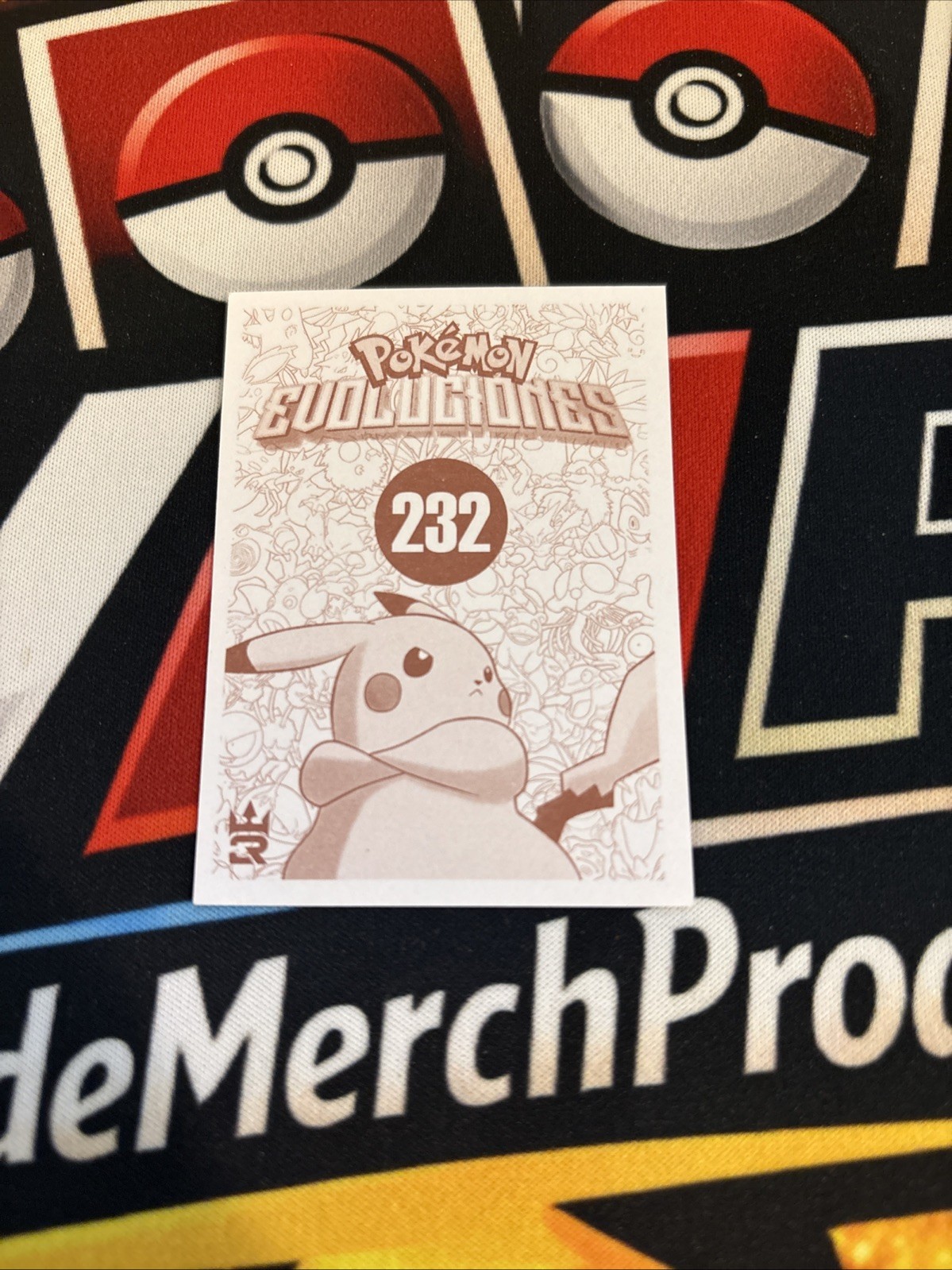 Rare POKEMON EVOLUTIONS STICKER Nickit – Thievul – FULL ART