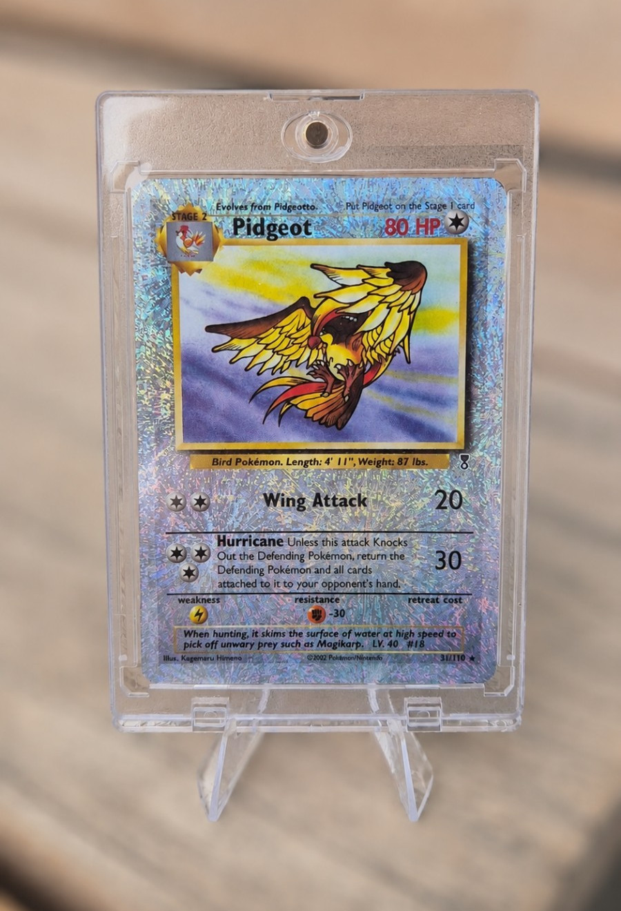 Pokemon TCG Pidgeot Tauboss 3/110 Reserve Holo Fireworks Legendary Collection EX