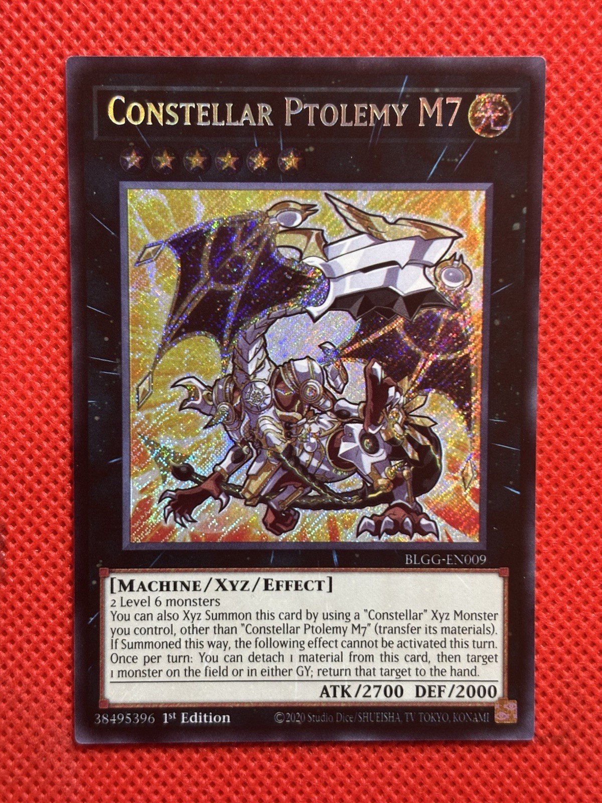 YuGiOh! – Constellar Ptolemy M7 BLGG-EN009 Secret Rare 1st Edition Near Mint