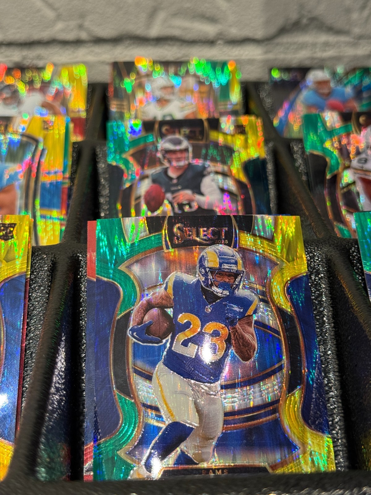 2025 Select Football Shock Prizm Parallels YOU PICK Green Yellow Red Blue