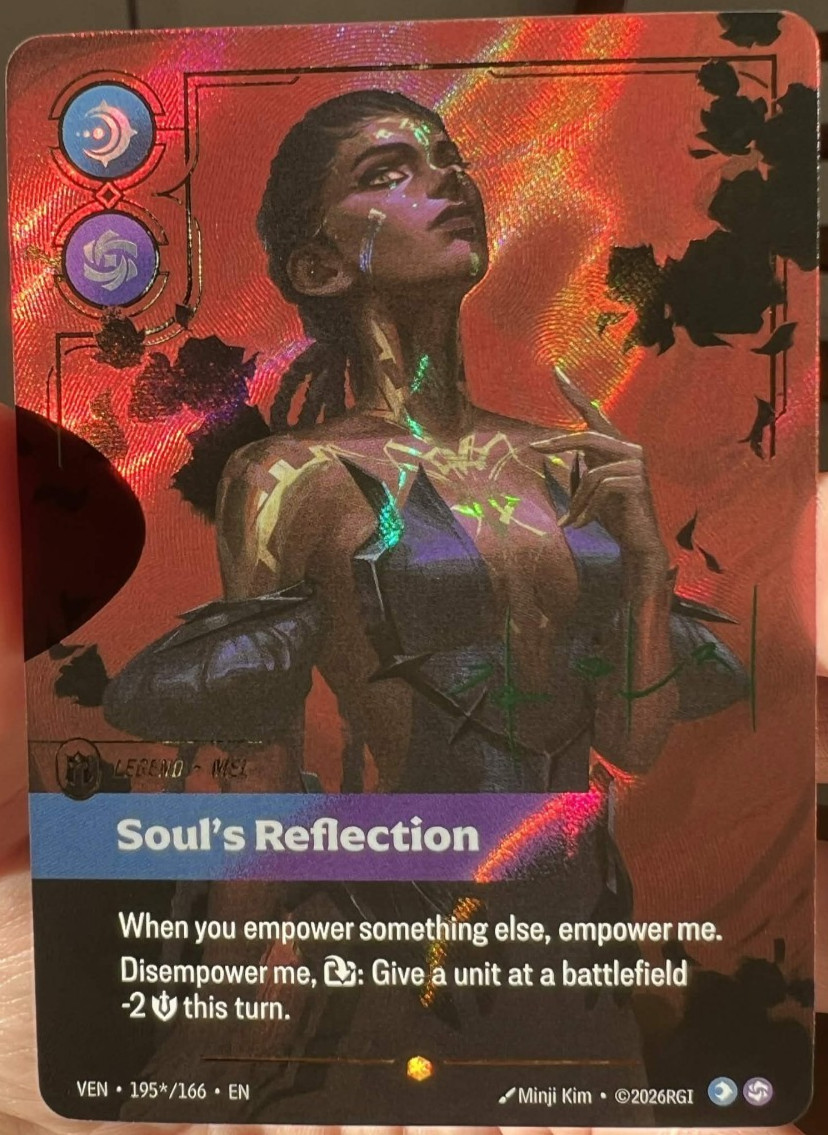 Mel, Soul’s Reflection – Signature Overnumbered – VEN 195*/166 – EN – Riftbound