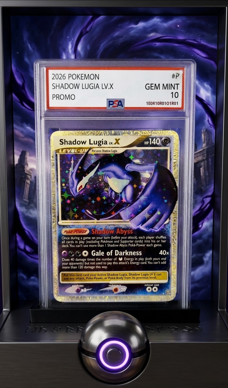 Pokemon Shadow Lugia Promo Holo Fan Art