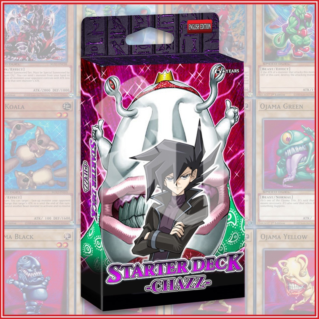 CHAZZ OJAMA STARTER DECK 46 | Blue Black Yellow King Knight Green Red YuGiOh