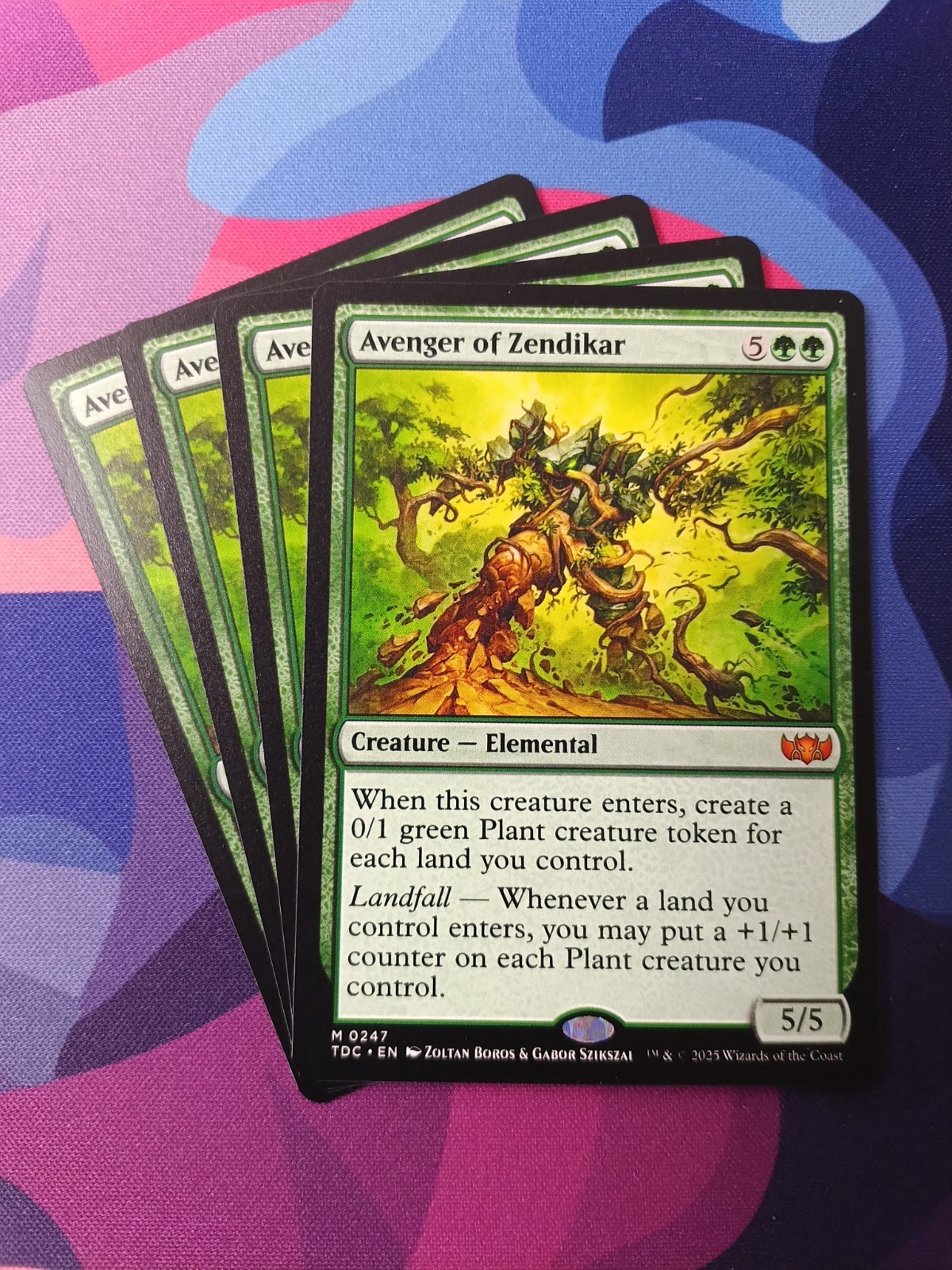 Avenger of Zendikar x 4 | *% Off 2+ | Tarkir: Dragonstorm | NM | MTG