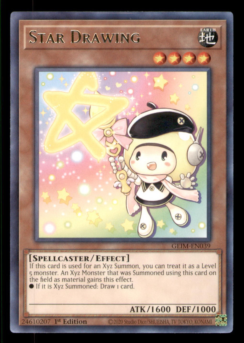 Yugioh Star Drawing #GEIM-EN039 Genesis Impact LP