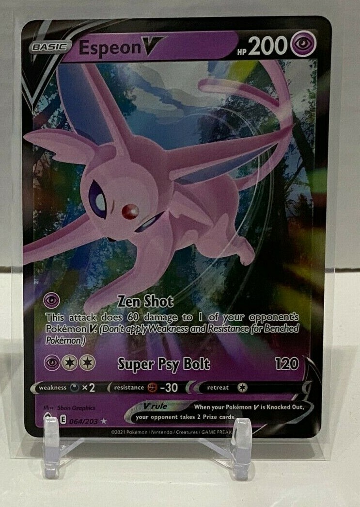 Pokémon – Sword & Shield Evolving Skies – Espeon V 64/203 NM