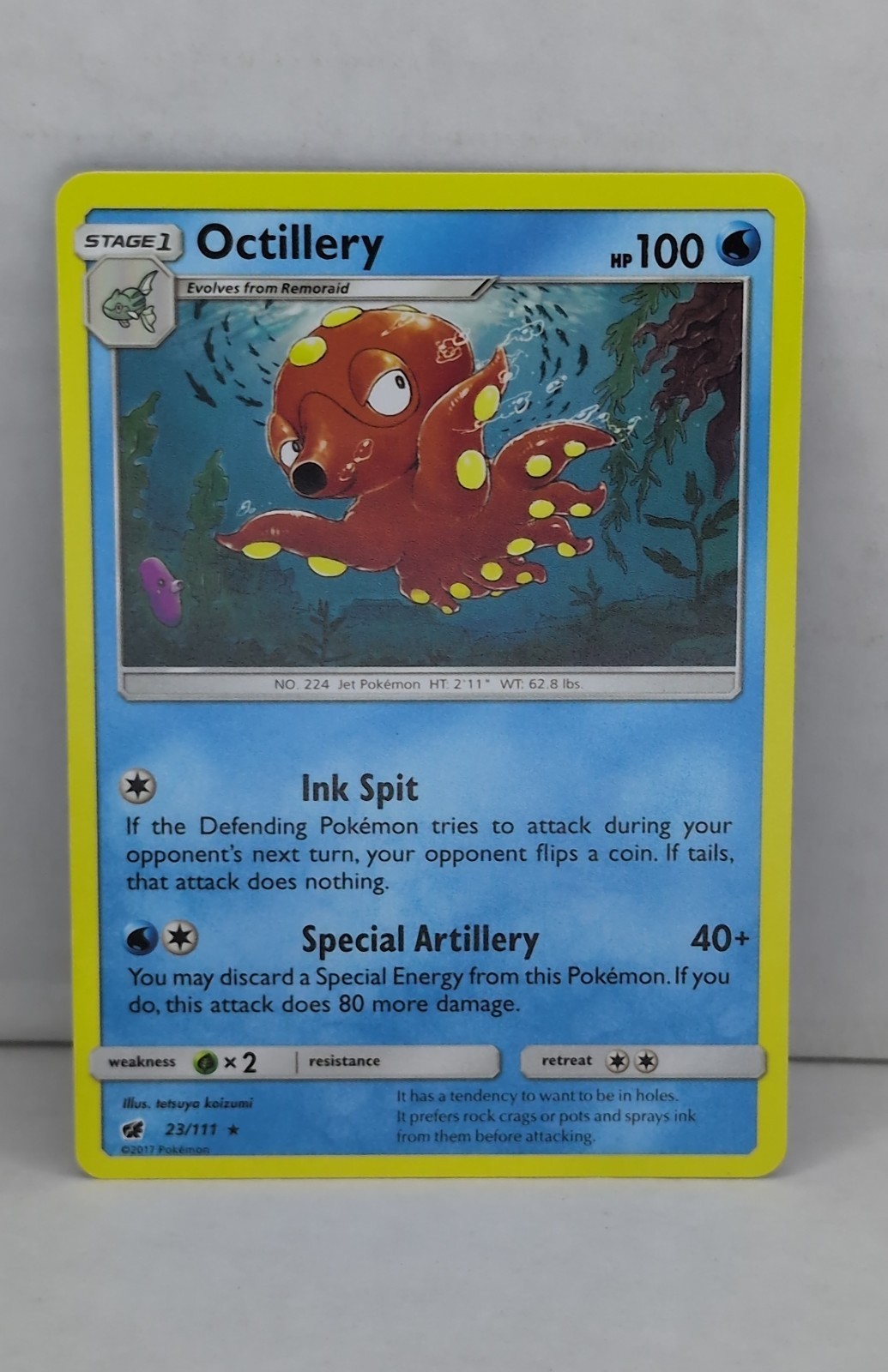 Octillery 23/111 Sm-Crimson Invasion Regular