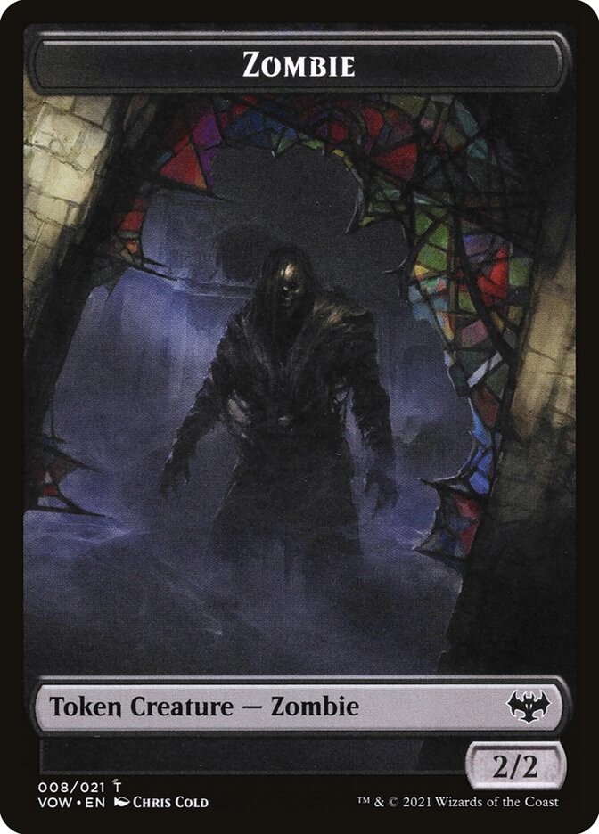 Zombie Token (008) Innistrad: Crimson Vow VOW MTG Magic