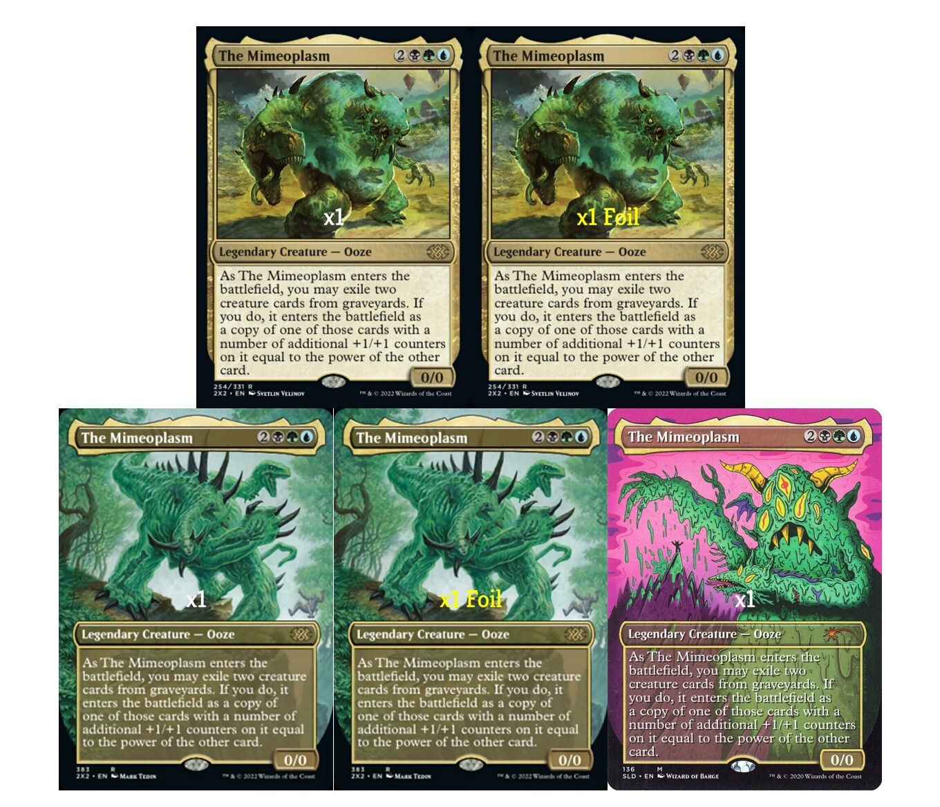 MTG 2X2 SLD The Mimeoplasm MINT (SELECT)