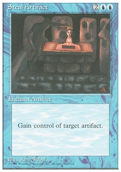 STEAL ARTIFACT x1 mtg NM/NM- 4th Edition 1 Unc