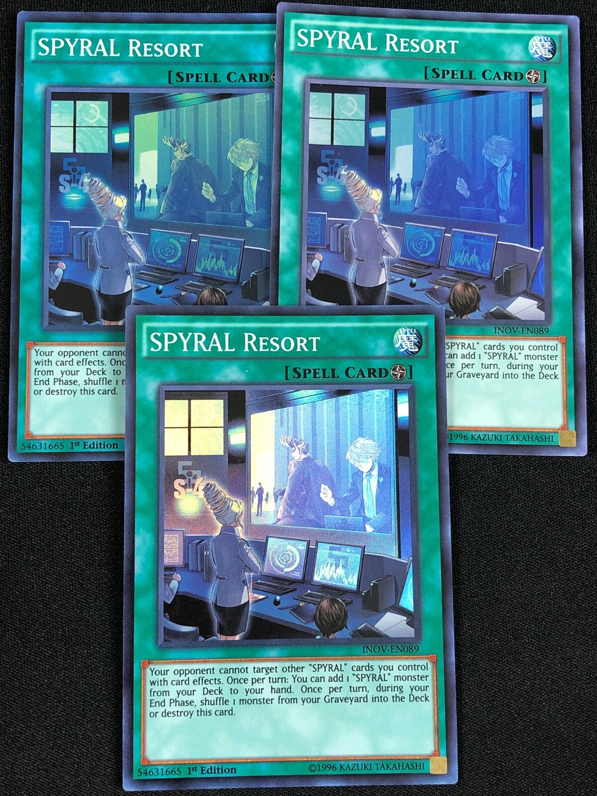 YUGIOH SPYRAL RESORT INOV-EN089 1ST SUPER X3 (NM)