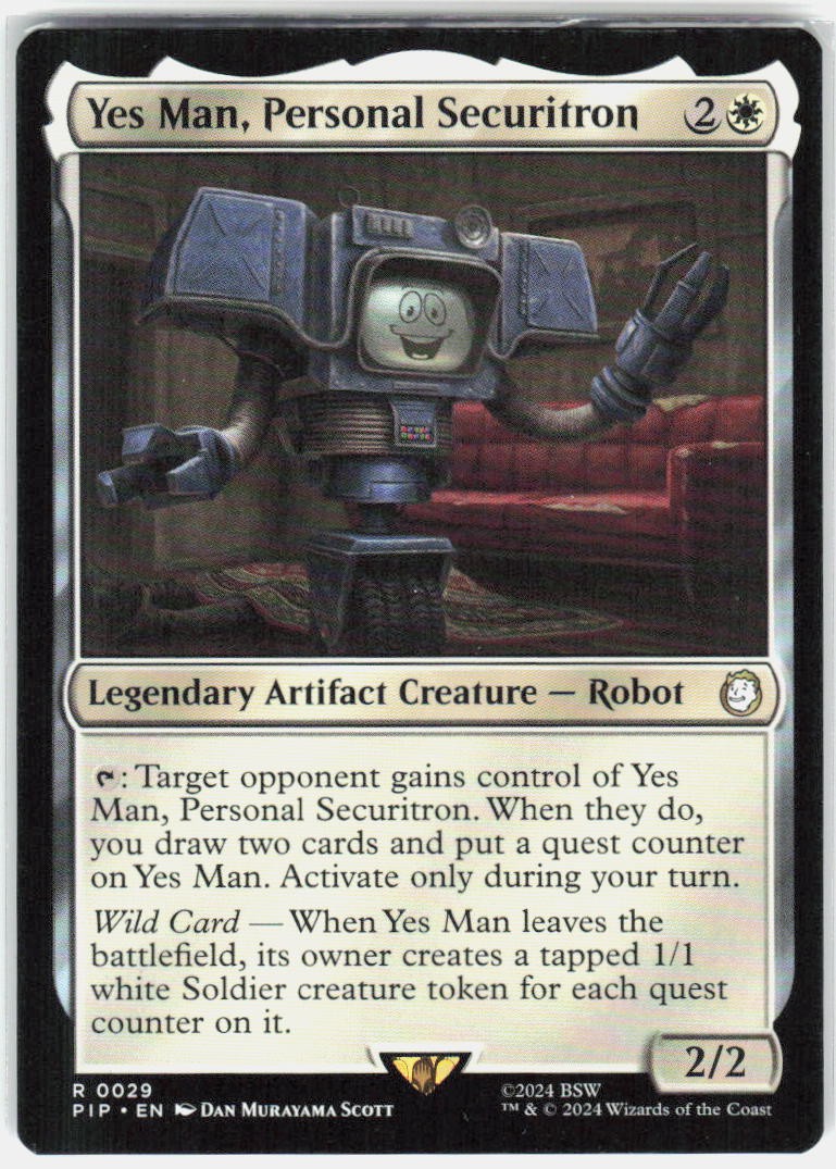 Yes Man, Personal Securitron R Universes Beyond: Fallout 29 NM