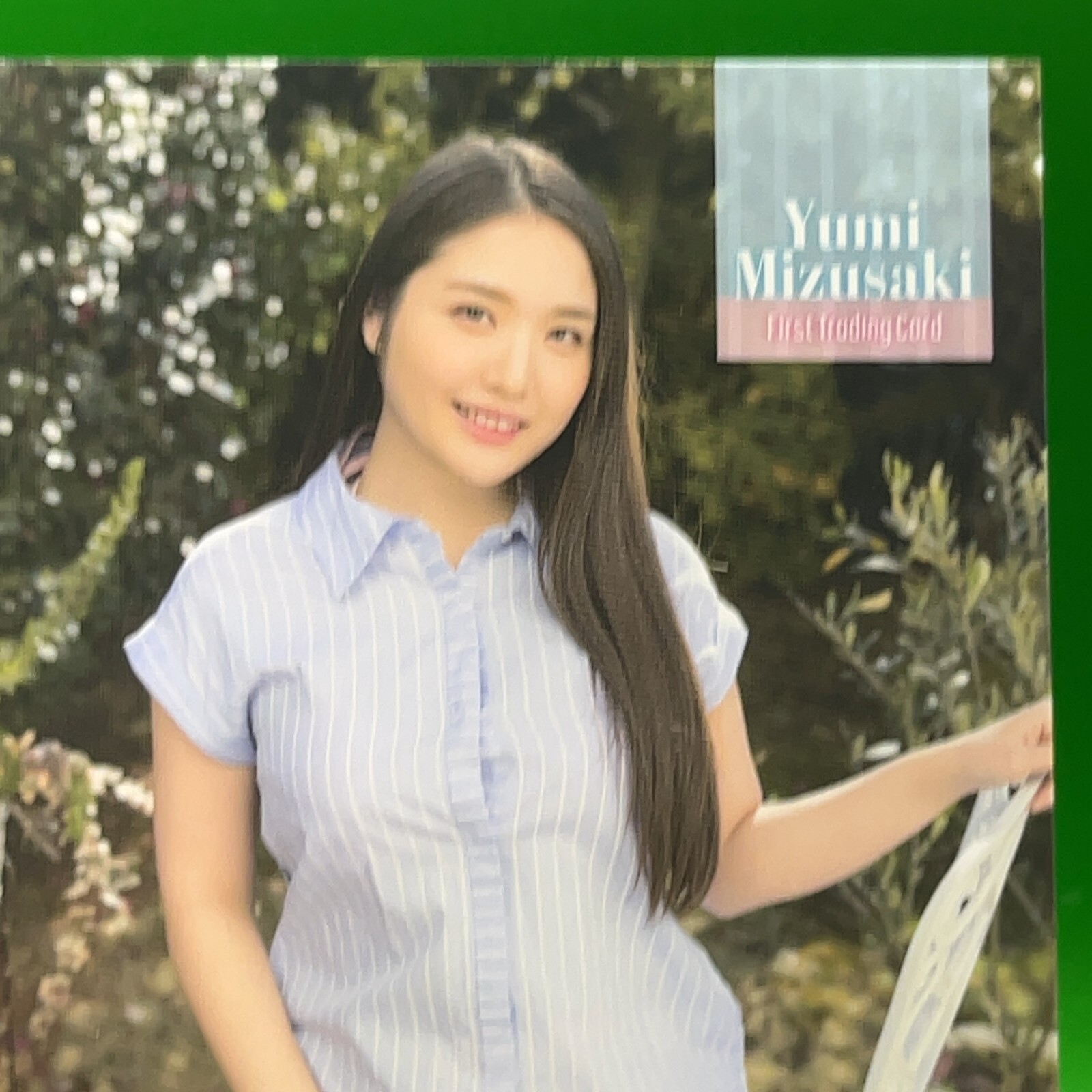 Yumi Mizusaki 10 First Trading Official Photo 2022 Card Japan TCG Gravure Idle