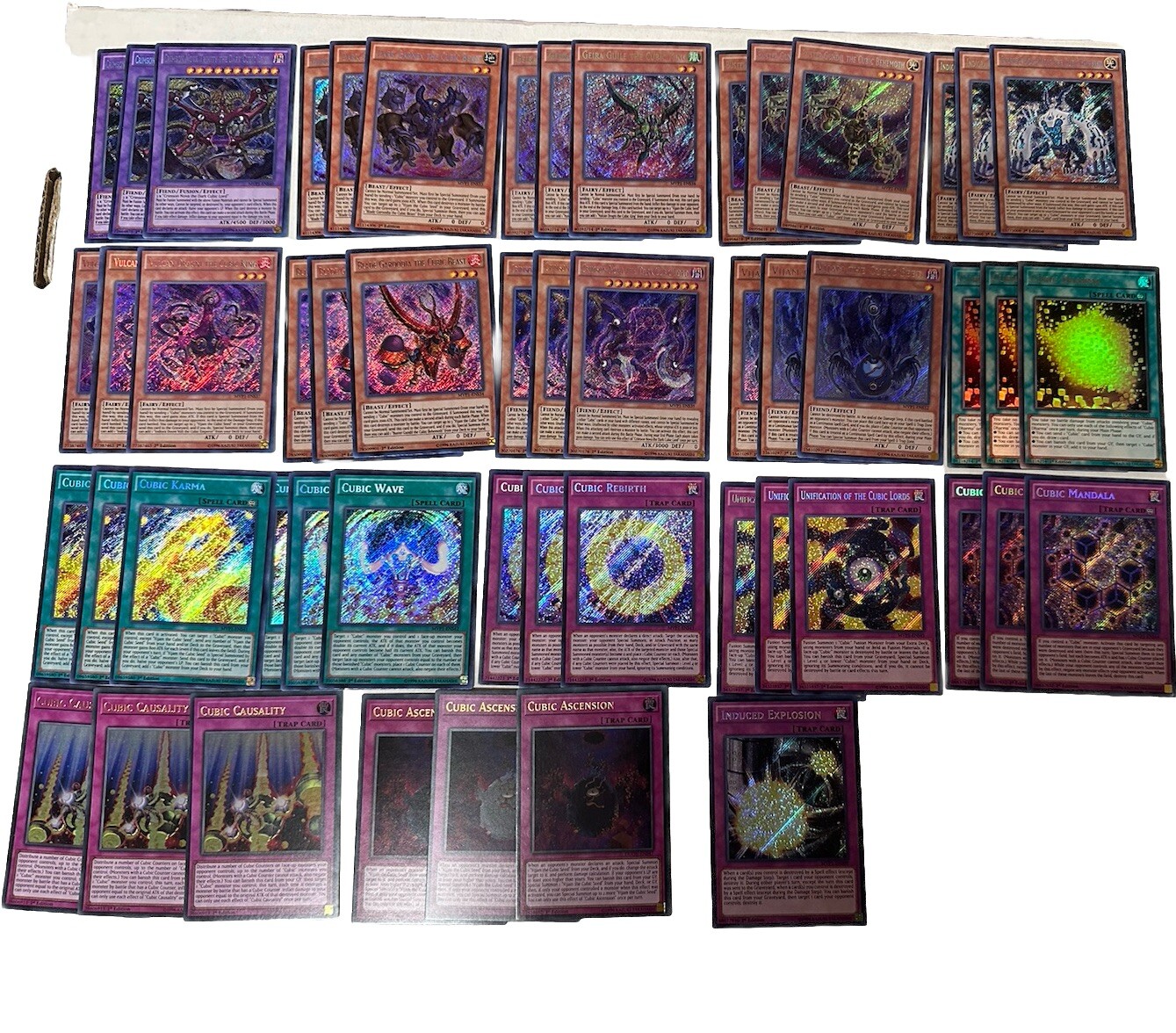YUGIOH! Cubic Deck Core 52 Cards MVP1 Secret+ DUOV ultra All Foil🔥🔥
