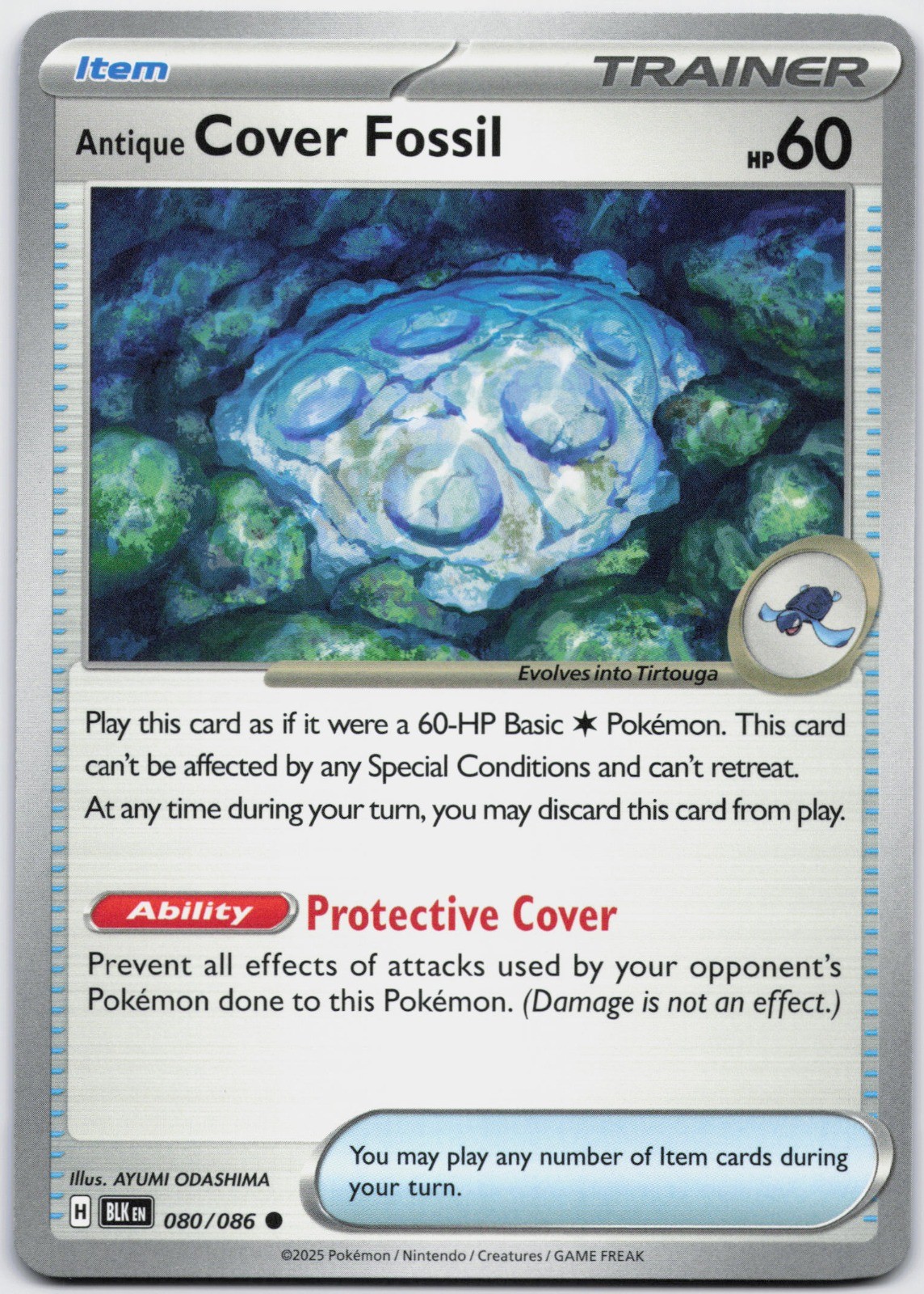 Antique Cover Fossil 080/086 – Common – 2025 BLK