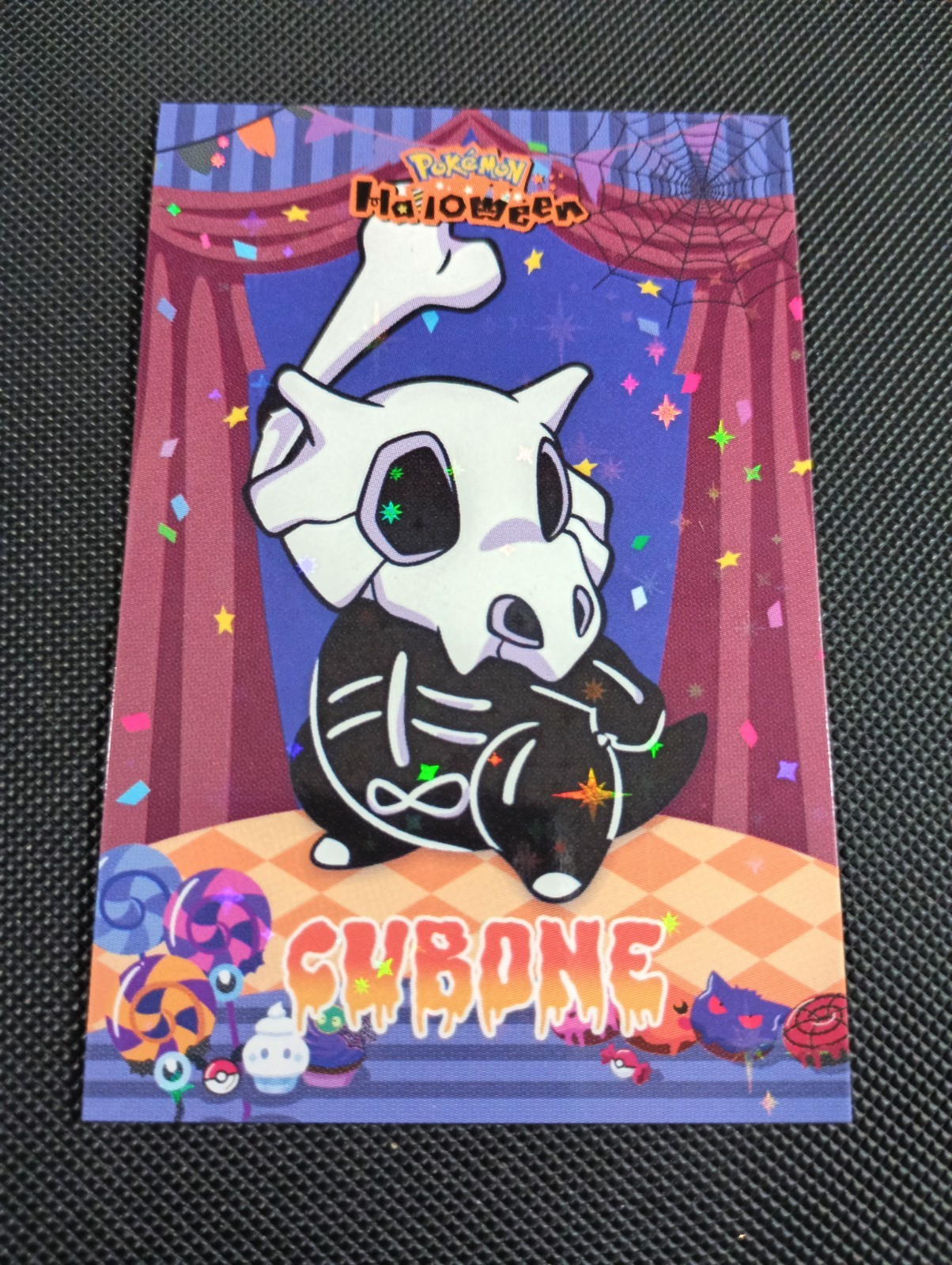 Cubone POKEMON DATABASE HALLOWEEN SET Star HOLO PERU 2025