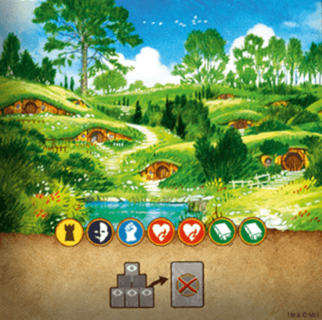 The Lord of the Rings: Duel for Middle-earth The Shire Promo Tile Repos New