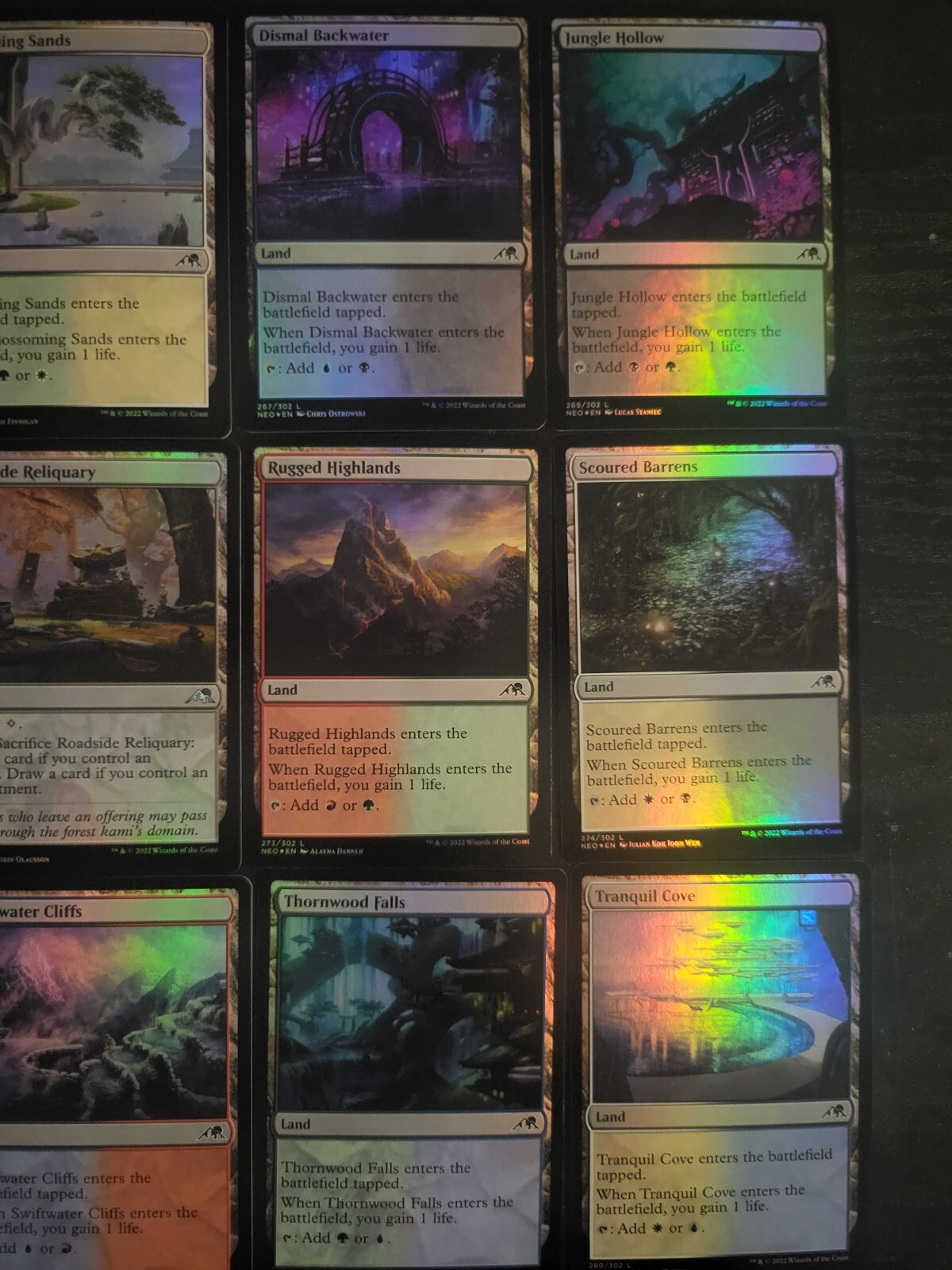 FOIL Common Uncommon Kamigawa Neon Dynasty Tamiyo Safekeeping Secluded Courtyard