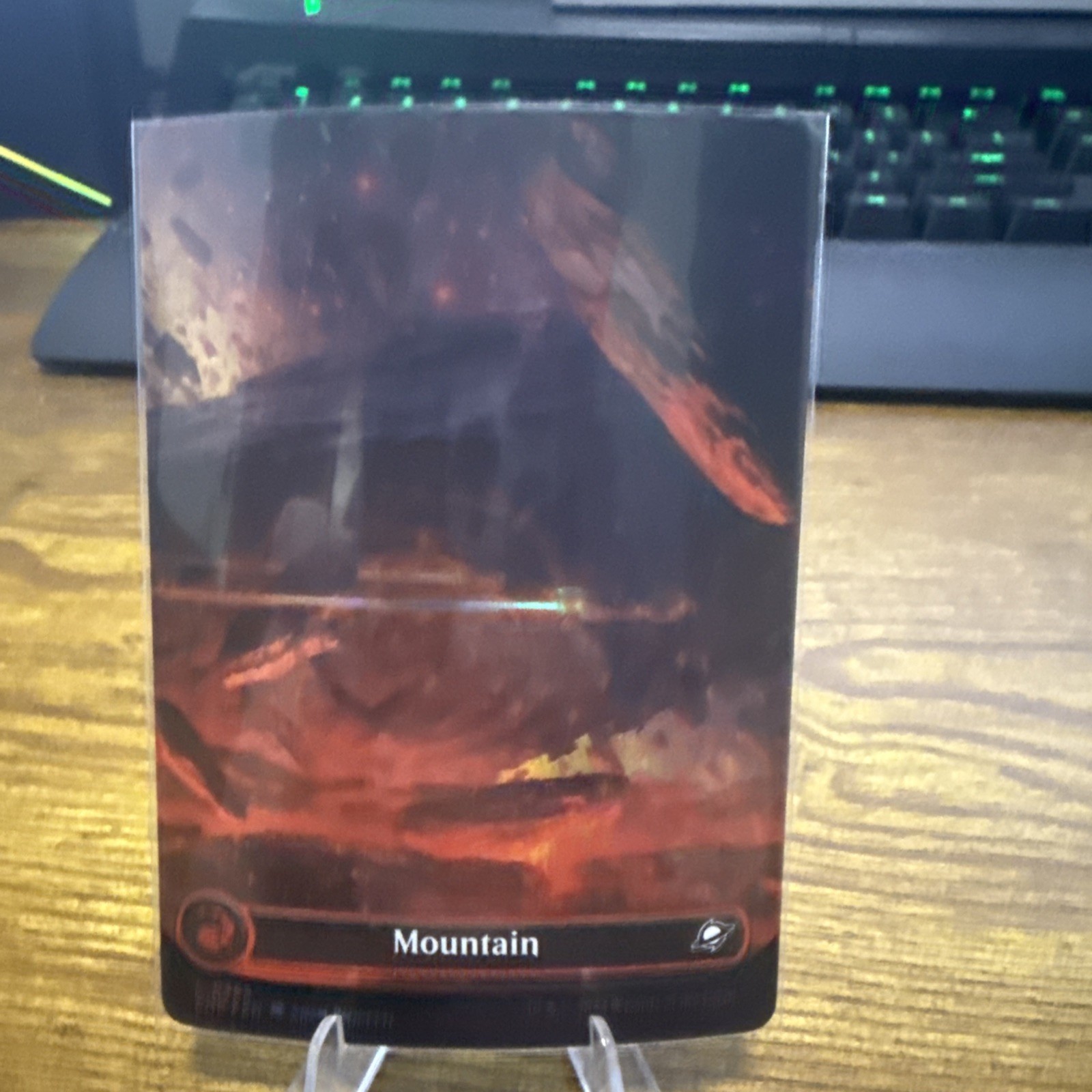Foil Mountain #265 (Borderless) [Edge of Eternities] MTG