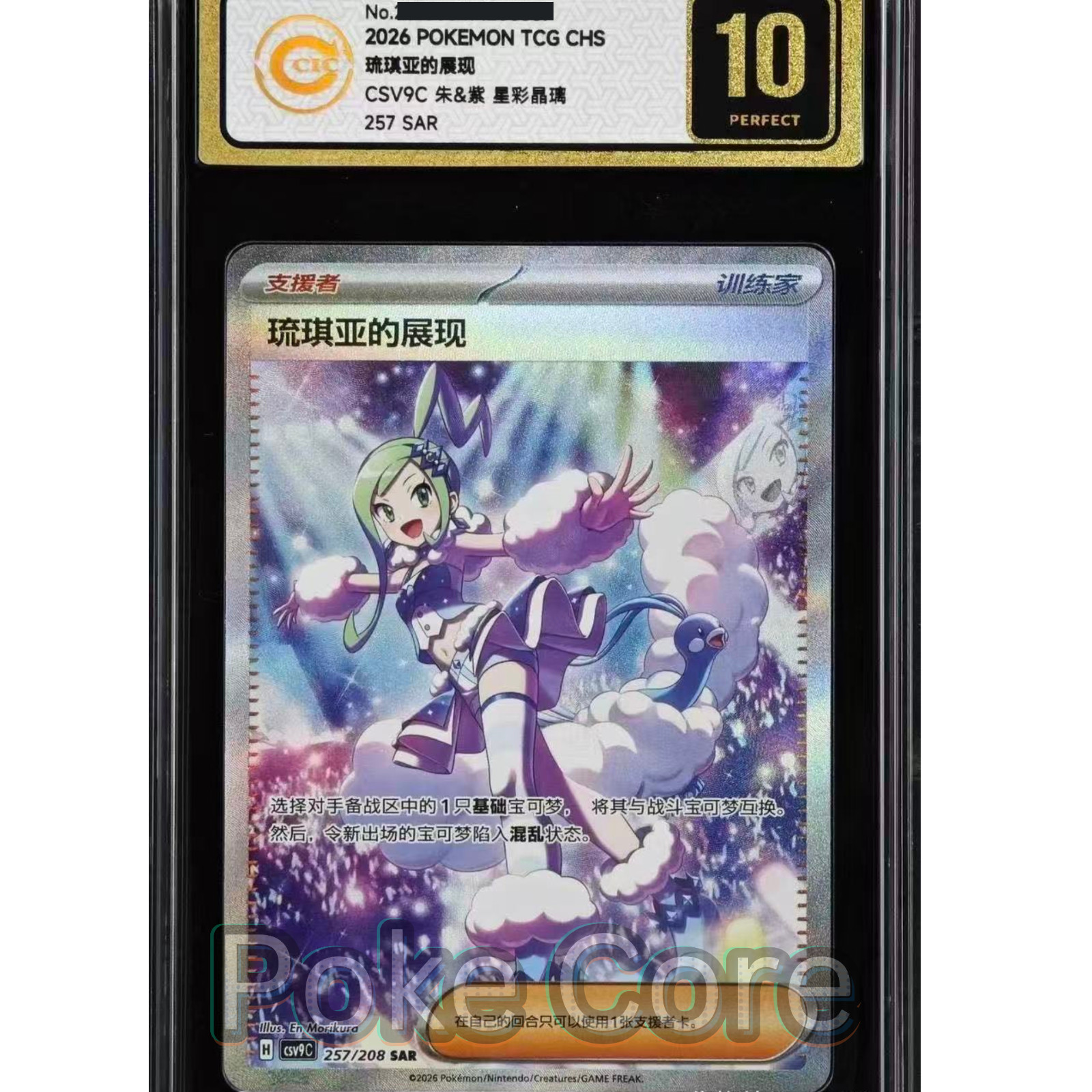 CCIC 10 PERFECT Lisia’s Appeal SAR 257/208 CSV9C Simplified Chinese Pokémon TCG