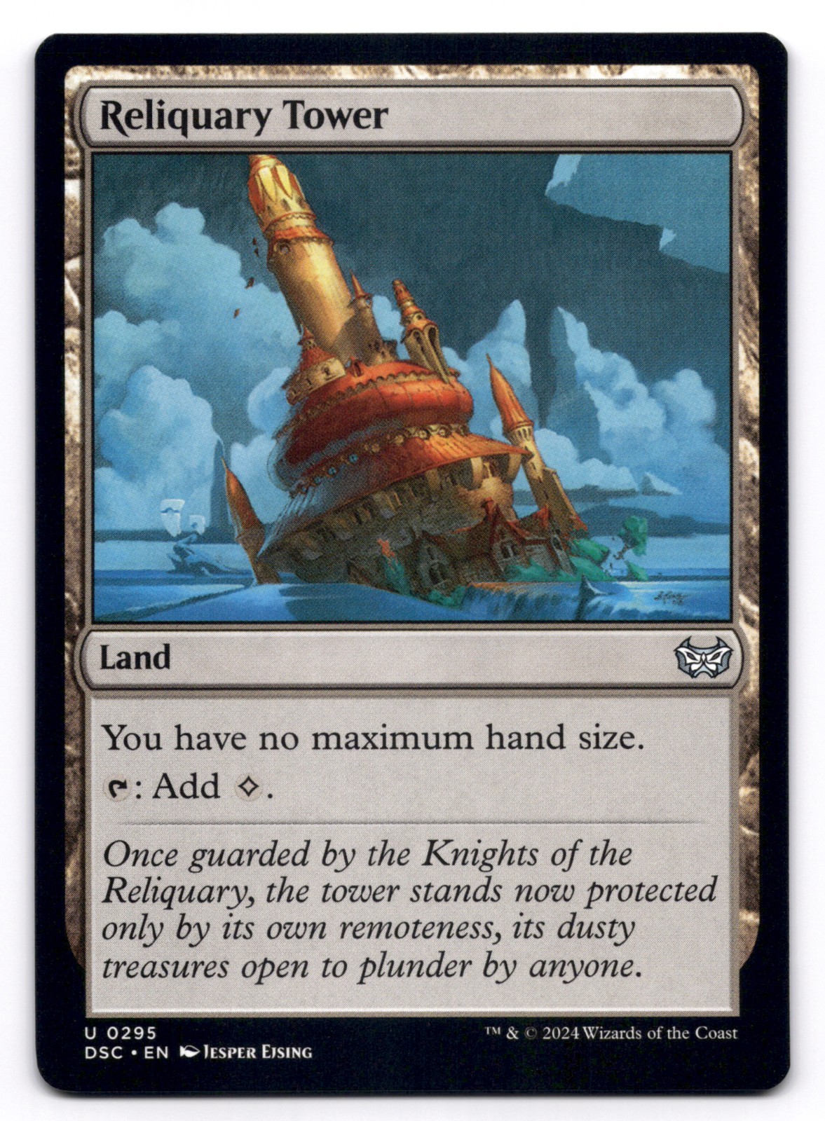 Reliquary Tower NM Commander: Duskmourn: House of Horror 0295 MTG Regular