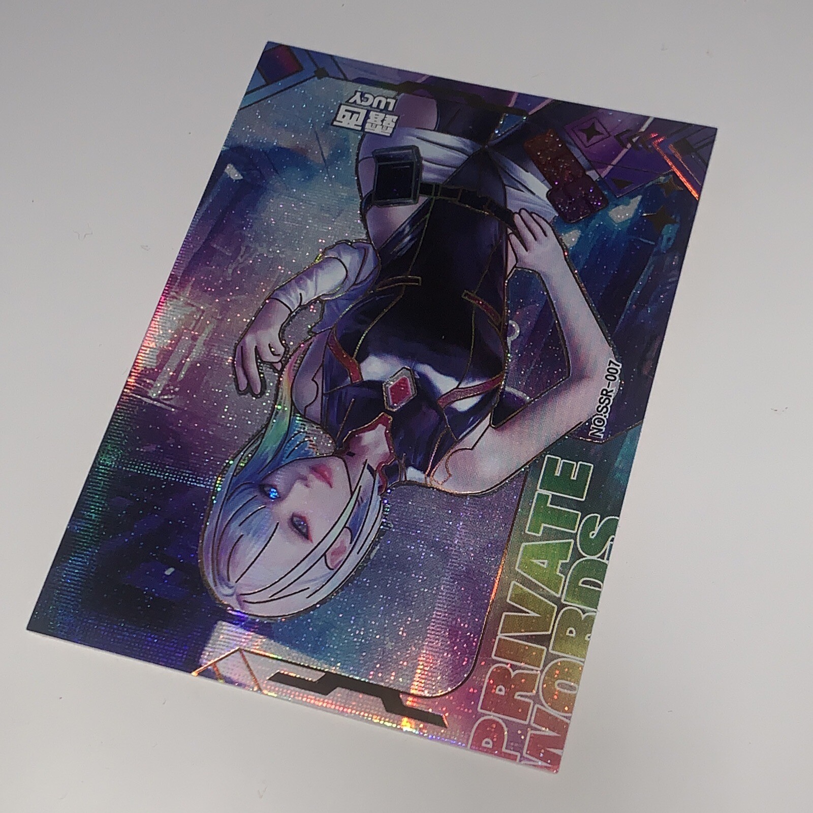 LUCY Cyberpunk: Edgerunners SSR Goddess Story Anime Waifu Card Girl Foil Doujin