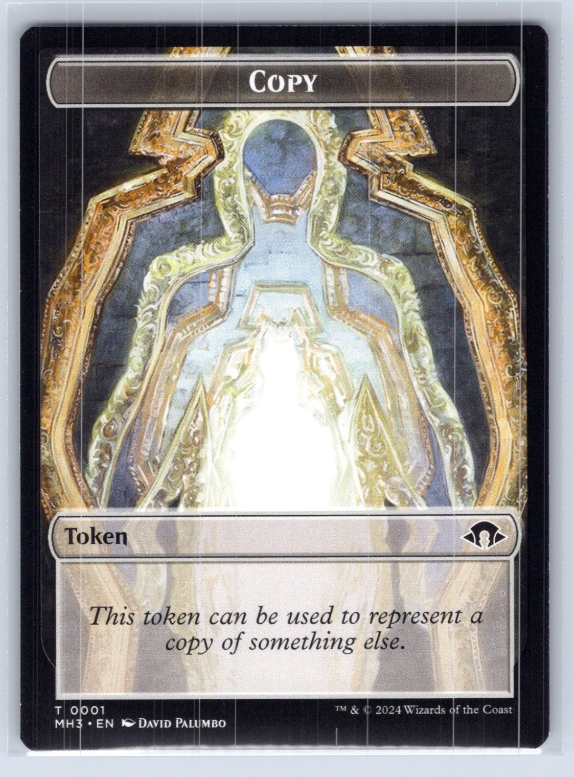 MTG NM Beast (0016) // Copy Double-Sided Token 16 // 1 T Commander: Modern Horiz