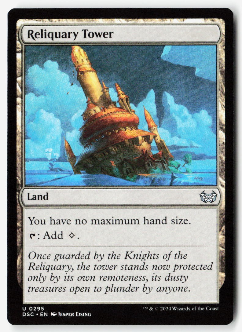 Reliquary Tower Uncommon – Commander: Duskmourn: House of Horror 295 EN NM Magic