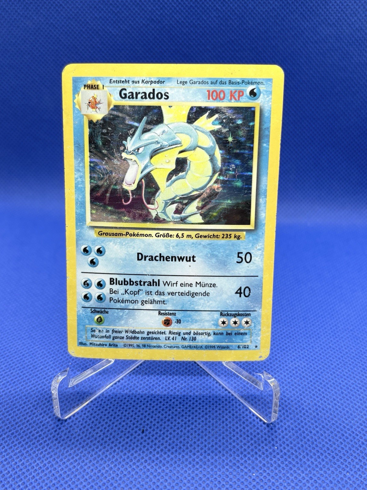 Gyarados 006/102 Base Set Holo Pokemon TCG