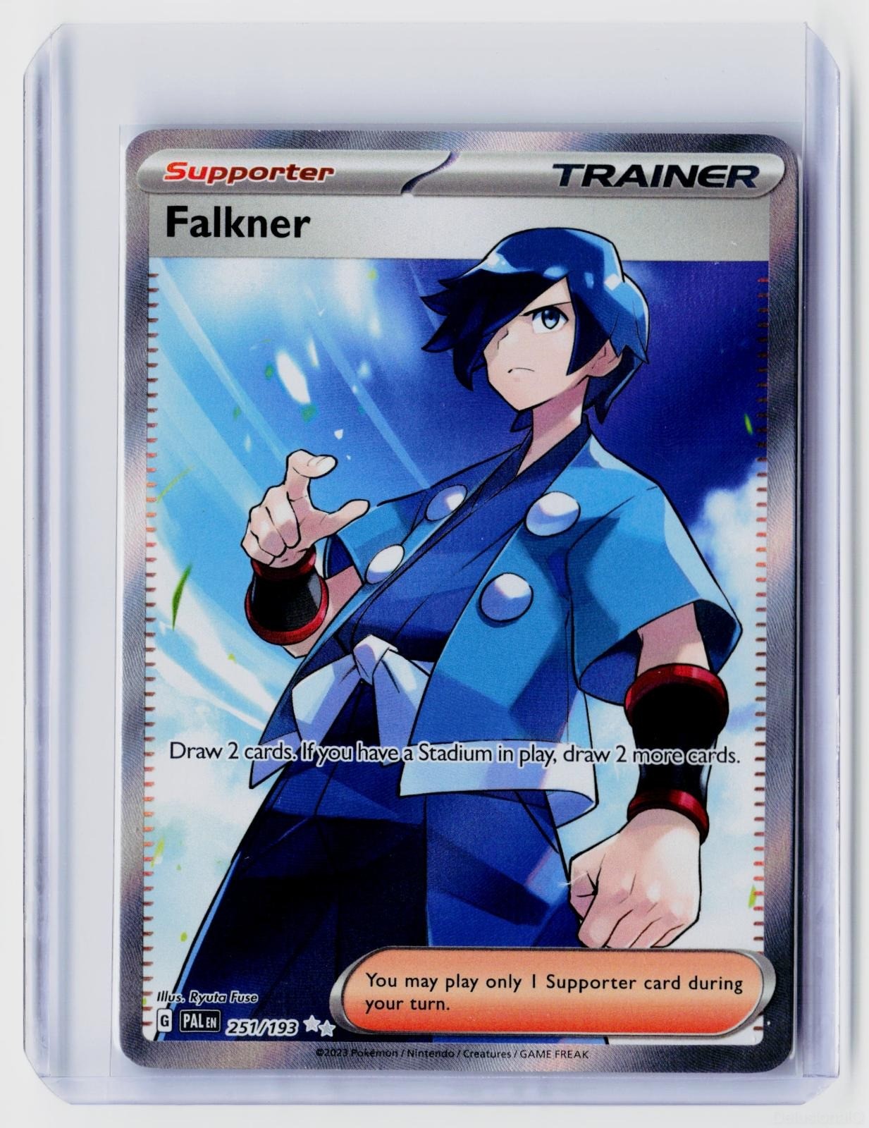 2023 Pokemon Falkner 251/193 Ultra Rare Paldea Evolved PAL NM