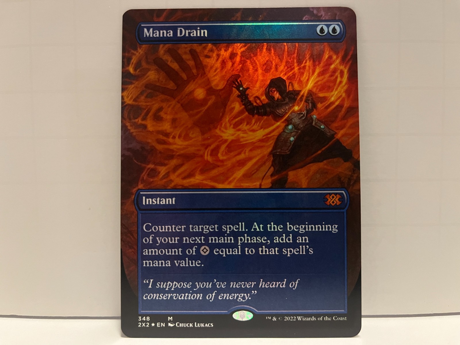 x1 NM Foil Mana Drain (Borderless) Double Masters 2022